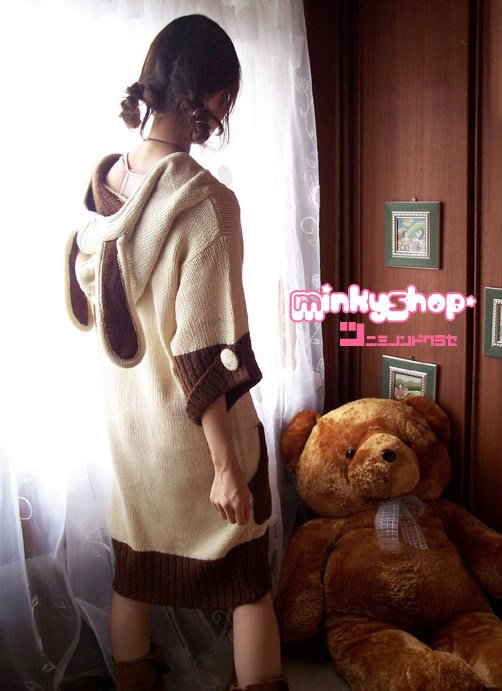 Kawaii Bunny Rabbit Ear Dress Jumper