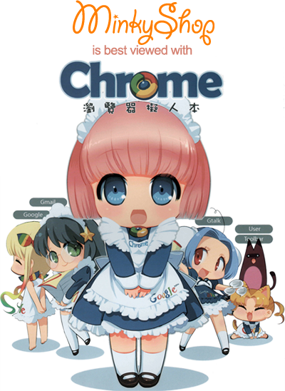 minkyshop is best viewed with google chrome