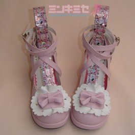 Splash Heart Lolita Shoes
