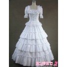 Pure White Lolita Victorian Dress