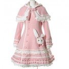 Sweet Lolita Rabbit Wool Coat w/ Cape