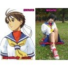 Street Fighter Sakura Cosplay School Uniform