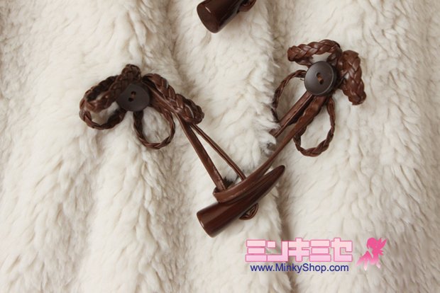 Super Cute Bear Ear Toggle Jacket