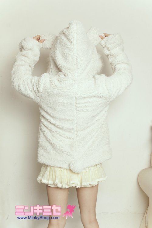 Super Cute Bear Ear Toggle Jacket