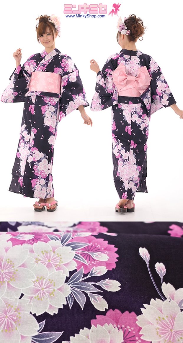 Pink Sakura Yukata Set