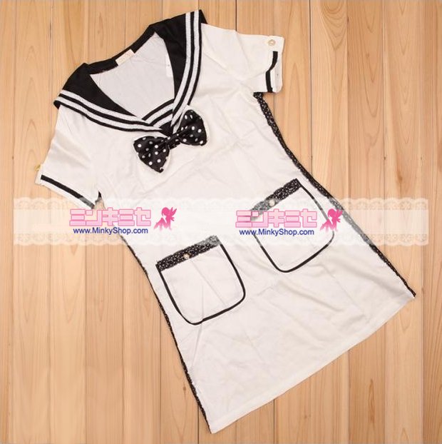 School Girl Sailor Dress