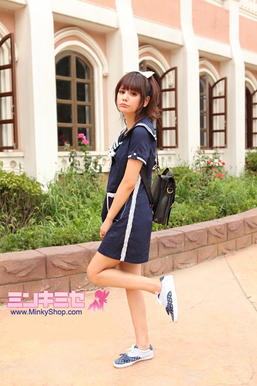 School Girl Sailor Dress