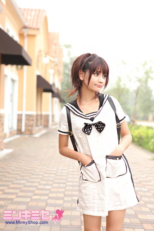 School Girl Sailor Dress