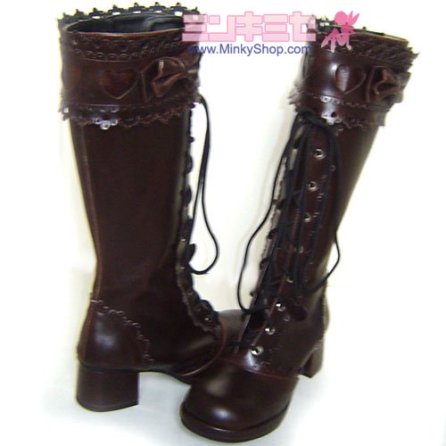 Baby Style Sweet Lolita Heart Decoration Boots