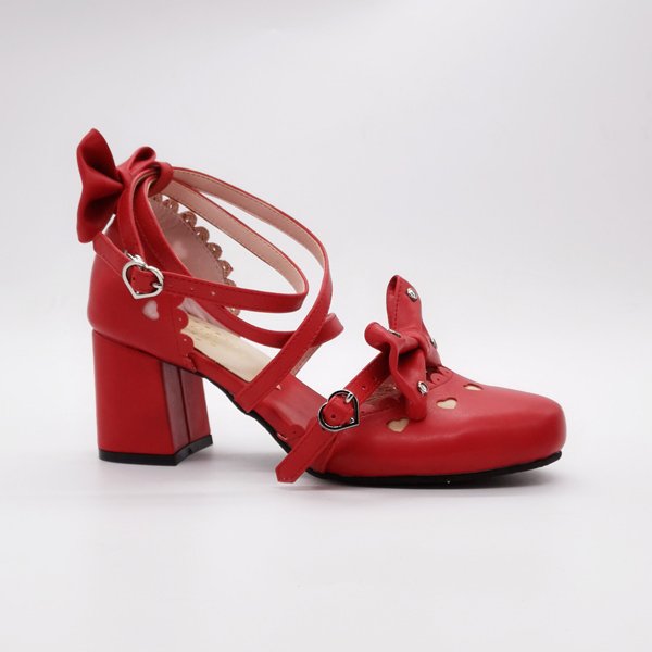 hristmas Lolita Sweet Heart Heels