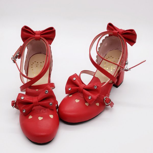 hristmas Lolita Sweet Heart Heels