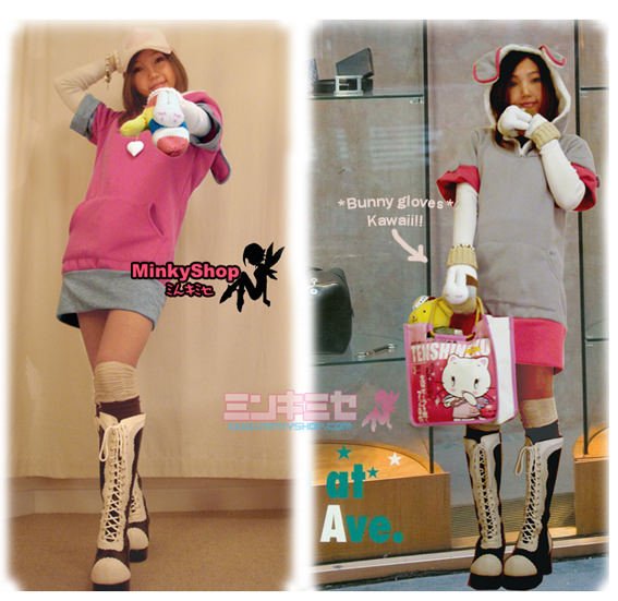 Adorable Bunny/Rabbit Gloves Mittens